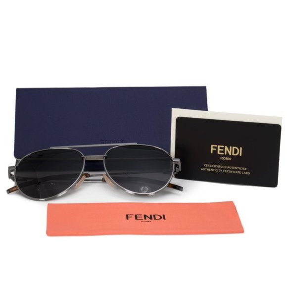 Fendi Grey Pilot Sunglasses - Picture 5 of 5
